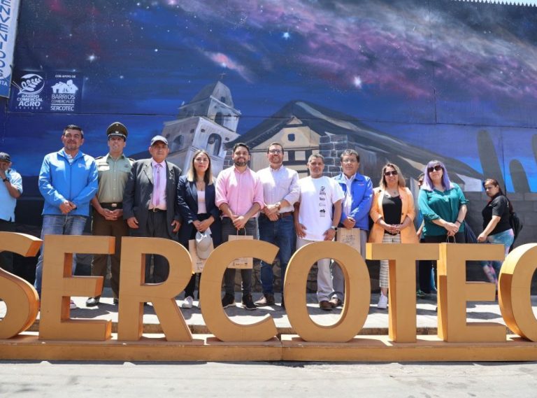 Sercotec y Barrio comercial Agro Iquique inauguran primer Museo a cielo abierto de Tarapacá