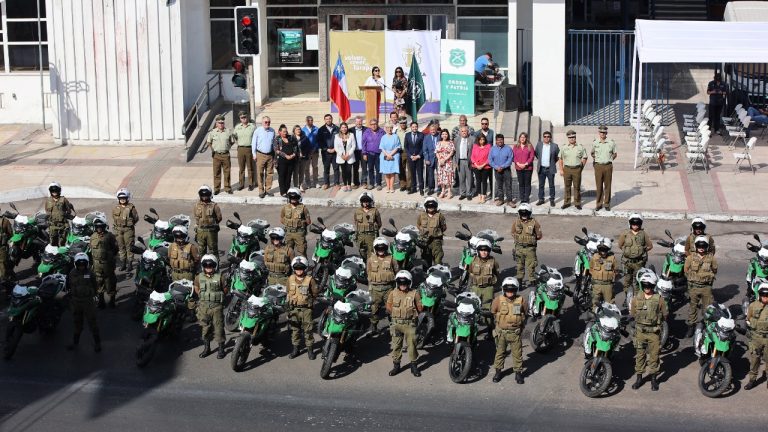 Gobierno Regional entrega 39 motos todo terreno a Carabineros de Tarapacá