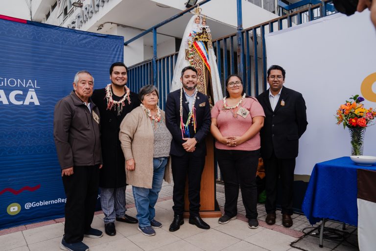 Comenzó julio: Bandera en honor a la Virgen del Carmen fue izada por el Gobierno de Tarapacá
