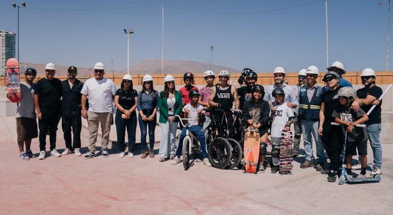 Obras del Skate Park Iquique llevan más de 60% de avance