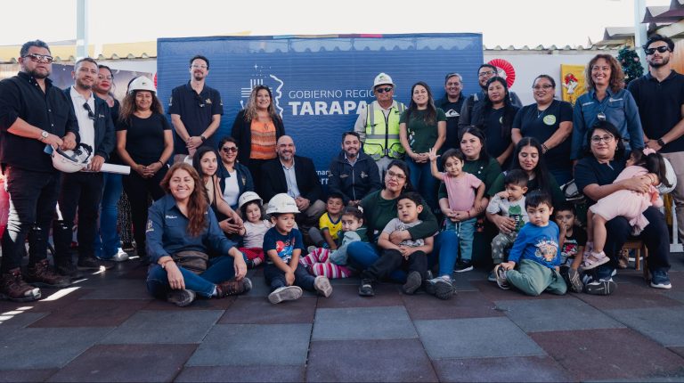 Cerca del 30%: Avanzan obras de mejoramiento del Jardín Infantil Oasis del Saber en Alto Hospicio