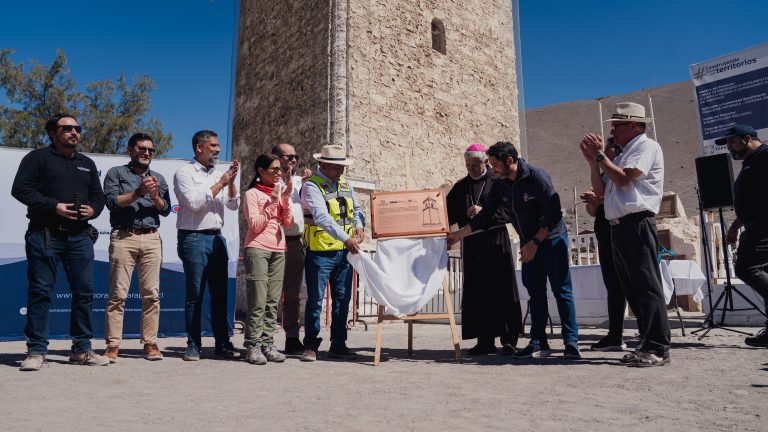 Listo para la Fiesta de San Lorenzo: Entregan obras de emergencia para resguardar su histórico campanario